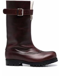 Stefan Cooke Buckled Mid Calf Boots