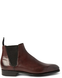 Edward Green Camden Burnished Leather Chelsea Boots