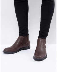 Brave Soul Chelsea Boots In Brown