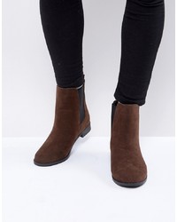 Brave Soul Chelsea Boots In Brown