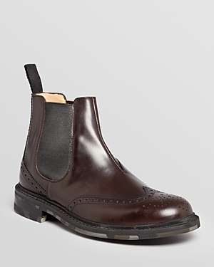 Church's Griston Leather Wingtip Sole Chelsea Boots, $670 | Bloomingdale's | Lookastic