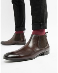 Base London Croft Chelsea Boots In Brown