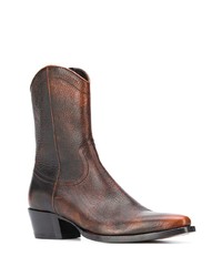 DSQUARED2 Distressed Effect Flat Boots