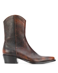 DSQUARED2 Distressed Effect Flat Boots