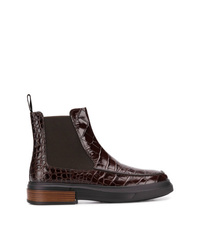 Tod's Embossed Ankle Boots