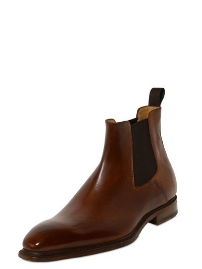 Francesco Benigno Leather Chelsea Boots, $402 | LUISAVIAROMA | Lookastic