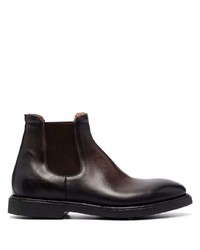Silvano Sassetti Glossed Ankle Boots