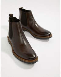 Base London Havoc Chelsea Boots In Brown