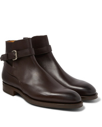 Edward Green Lambourne Textured Leather Boots