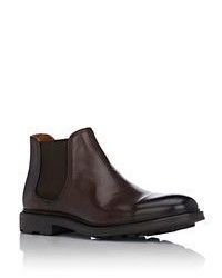 Doucal's Leather Chelsea Boots Brown
