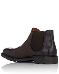Doucal's Leather Chelsea Boots Brown