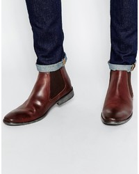 Base London Leather Chelsea Boots