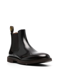 Doucal's Leather Slip On Ankle Boots