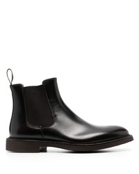 Doucal's Leather Slip On Ankle Boots