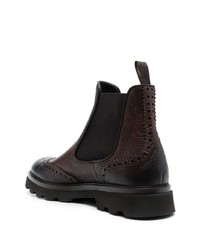 Doucal's Perforated Chelsea Boots