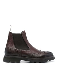 Doucal's Perforated Chelsea Boots