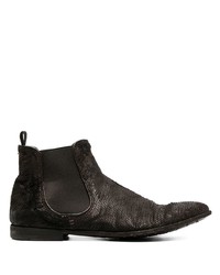 Premiata Perfortated Detail Leather Boots