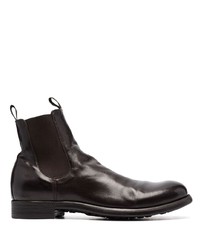 Officine Creative Polished Leather Chelsea Boots