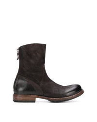 Moma Rear Zip Ankle Boots