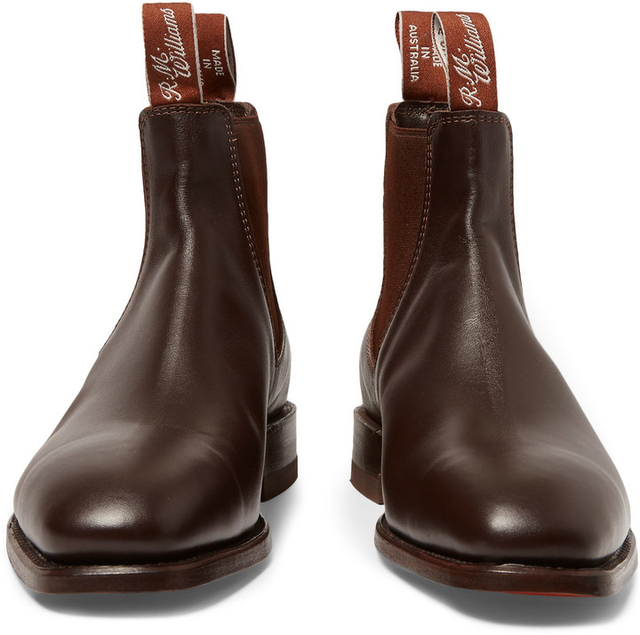 Roland Mouret Rm Williams Leather Chelsea Boots, $490