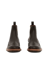 Burberry Vintage Check Panel Chelsea Boots
