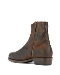 Ajmone Zipped Ankle Boots
