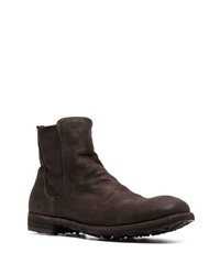 Officine Creative Zipped Leather Ankle Boots