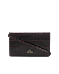 Coach Crocodile Effect Clutch Bag