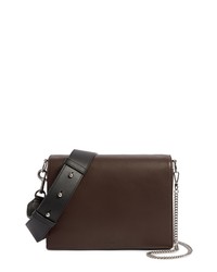 AllSaints Zep Lambskin Leather Box Bag