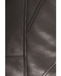Ellen Tracy Genuine Leather A Line Coat