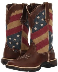 Durango Lady Rebel 11 Flag Cowboy Boots