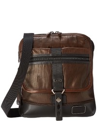 Tumi Alpha Bravo Annapolis Leather Zip Flap Messenger Bags