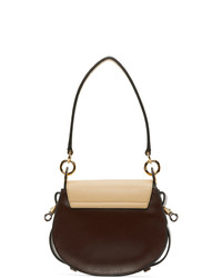 Chloé Brown And Beige Small Tess Bag