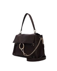 Chloé Brown Faye Day Leather Shoulder Bag