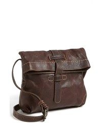 Frye Artisan Leather Crossbody Bag Dark Brown
