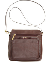 Giani Bernini Handbag Nappa Leather Front Zip Crossbody