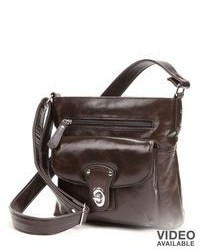 La Diva Leather Crossbody Bag