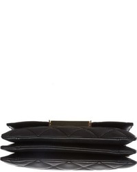 Kate Spade New York Emerson Place Overlay Lenia Leather Shoulder Bag Black