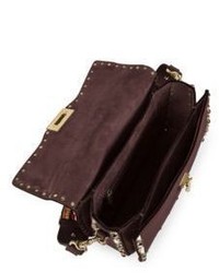 Valentino Rockstud Guitar Strap Leather Shoulder Bag