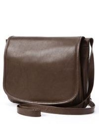 Rr Leather Flap Leather Crossbody Bag