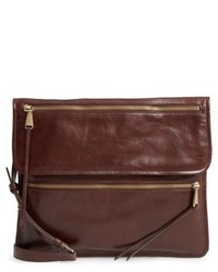 Hobo Vista Calfskin Leather Messenger Bag