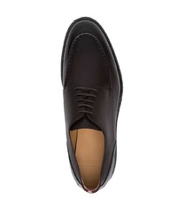 Bally Almond Toe Leather Derby Shoes