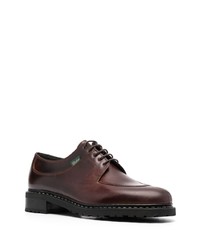 Paraboot Almond Toe Leather Derby Shoes