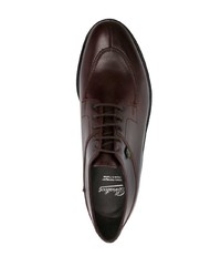 Paraboot Almond Toe Leather Derby Shoes