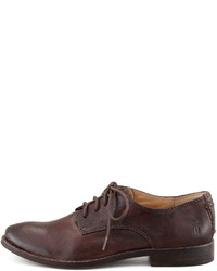 Frye Anna Leather Oxford Brown