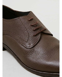 Hudson Brown Leather Derby Shoes