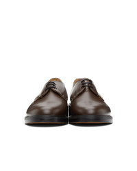 Comme des Garcons Homme Brown Nps Edition Officer Gibson Derbys