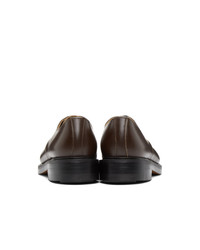 Comme des Garcons Homme Brown Nps Edition Officer Gibson Derbys