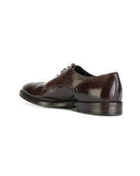 Alberto Fasciani Brushed Leather Derby Shoes