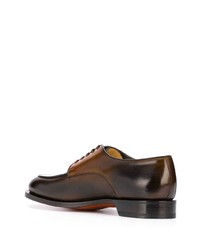 Santoni Burnished Finish Derby Shoes